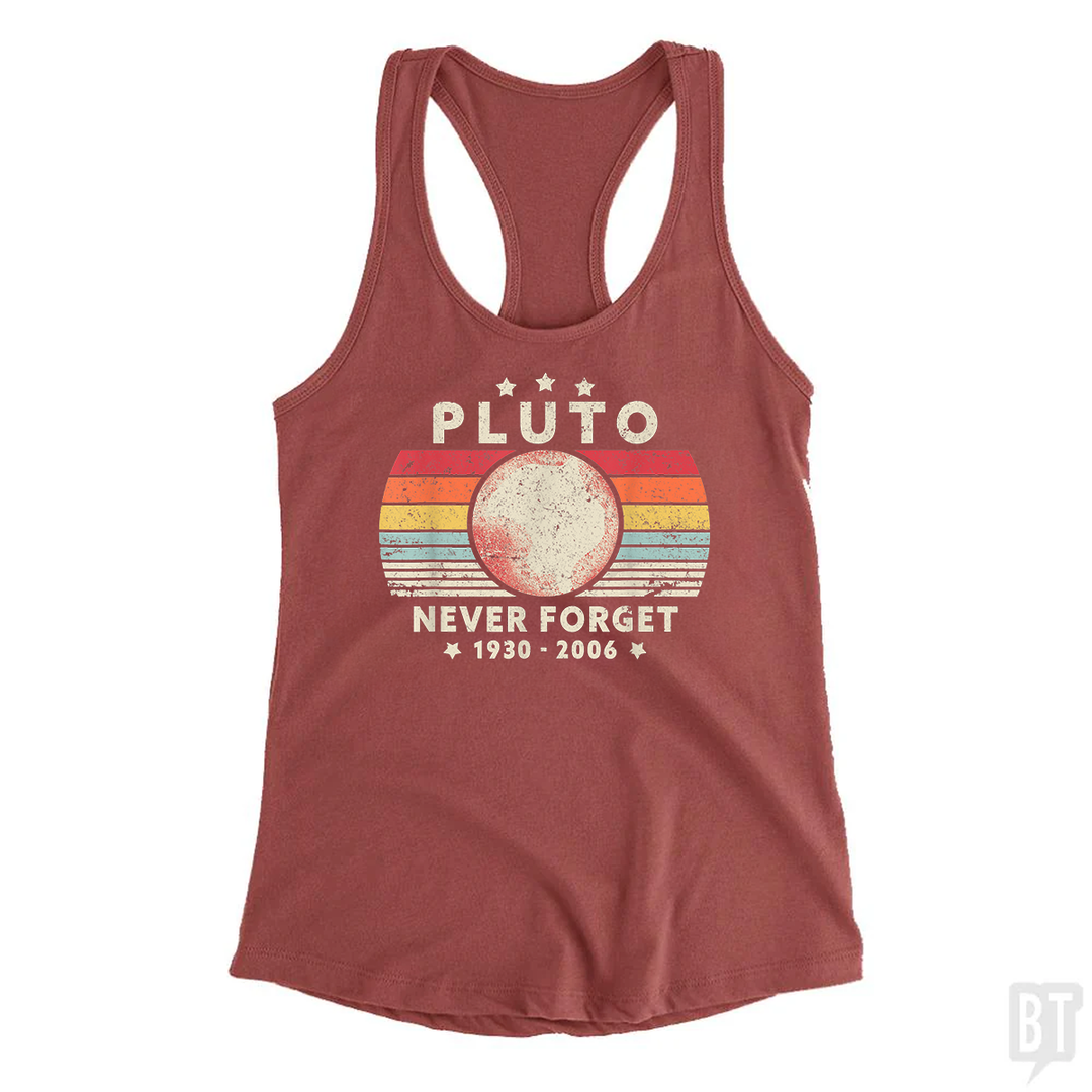 Never Forget Pluto Tank Top
