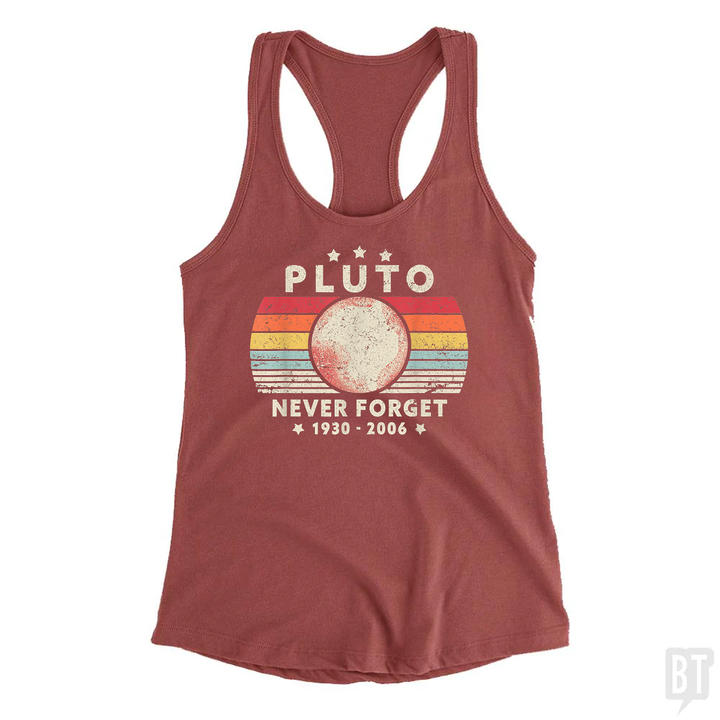 Never Forget Pluto Tank Top