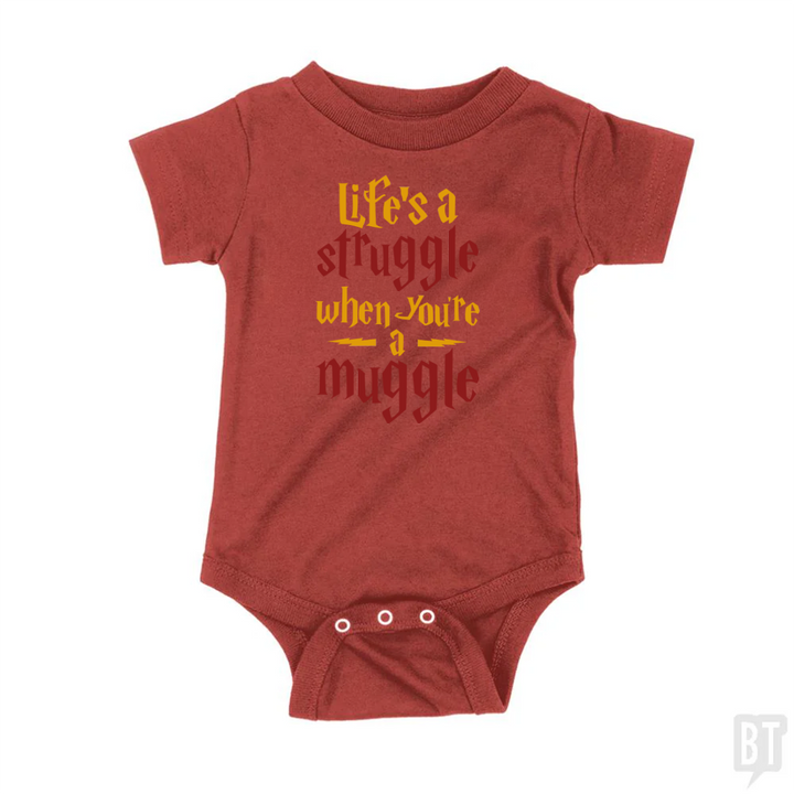 Muggle Struggle Baby One-Piece