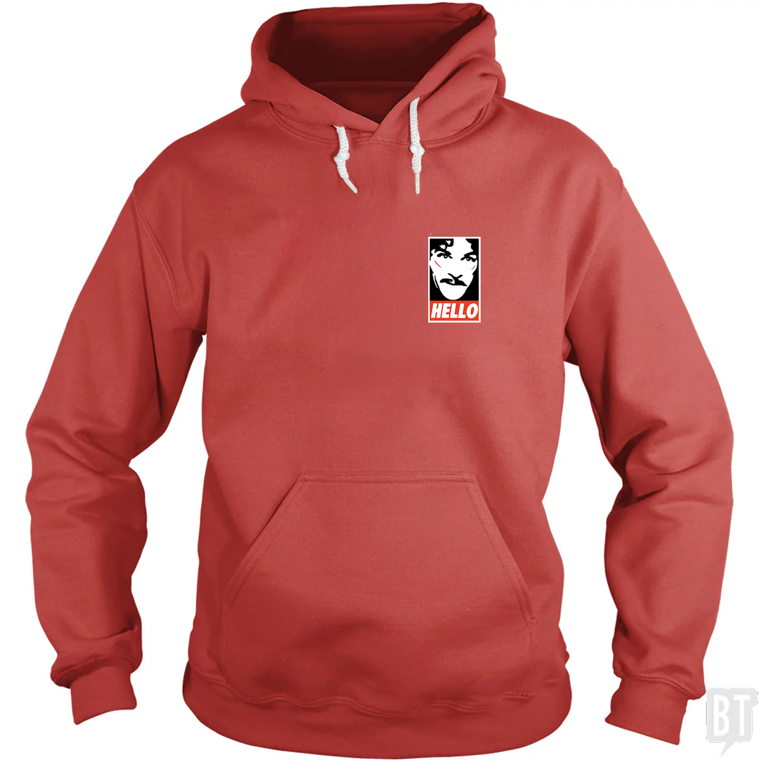 Hello Left Chest Hoodie