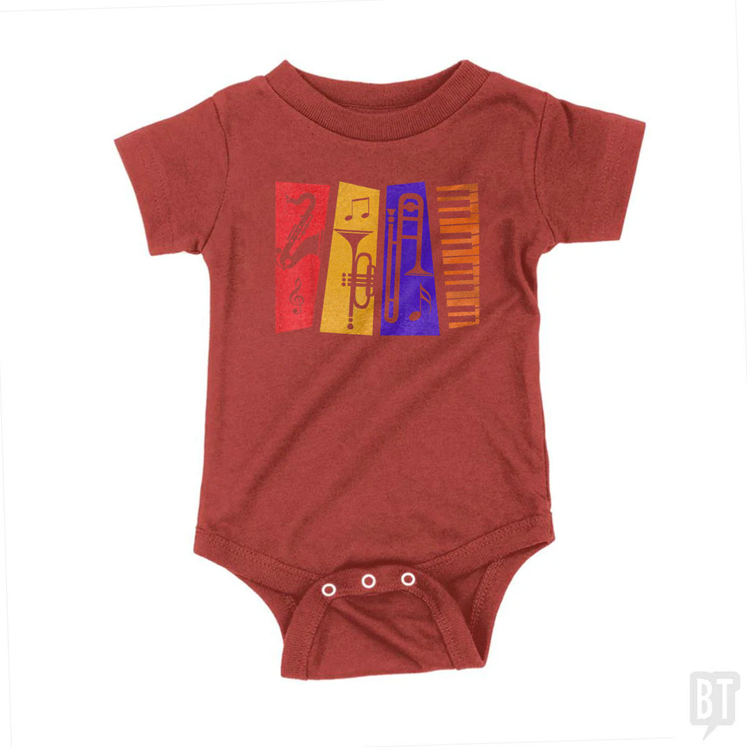 Jazz Music Baby One-Piece
