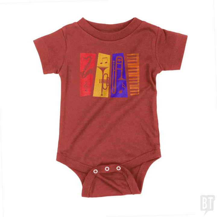 Jazz Music Baby One-Piece