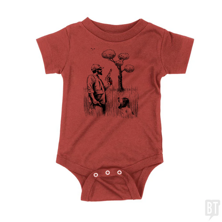 Dog Man Baby One-Piece