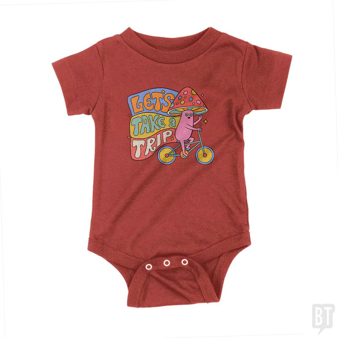 Let's Take A Trip Baby One-Piece