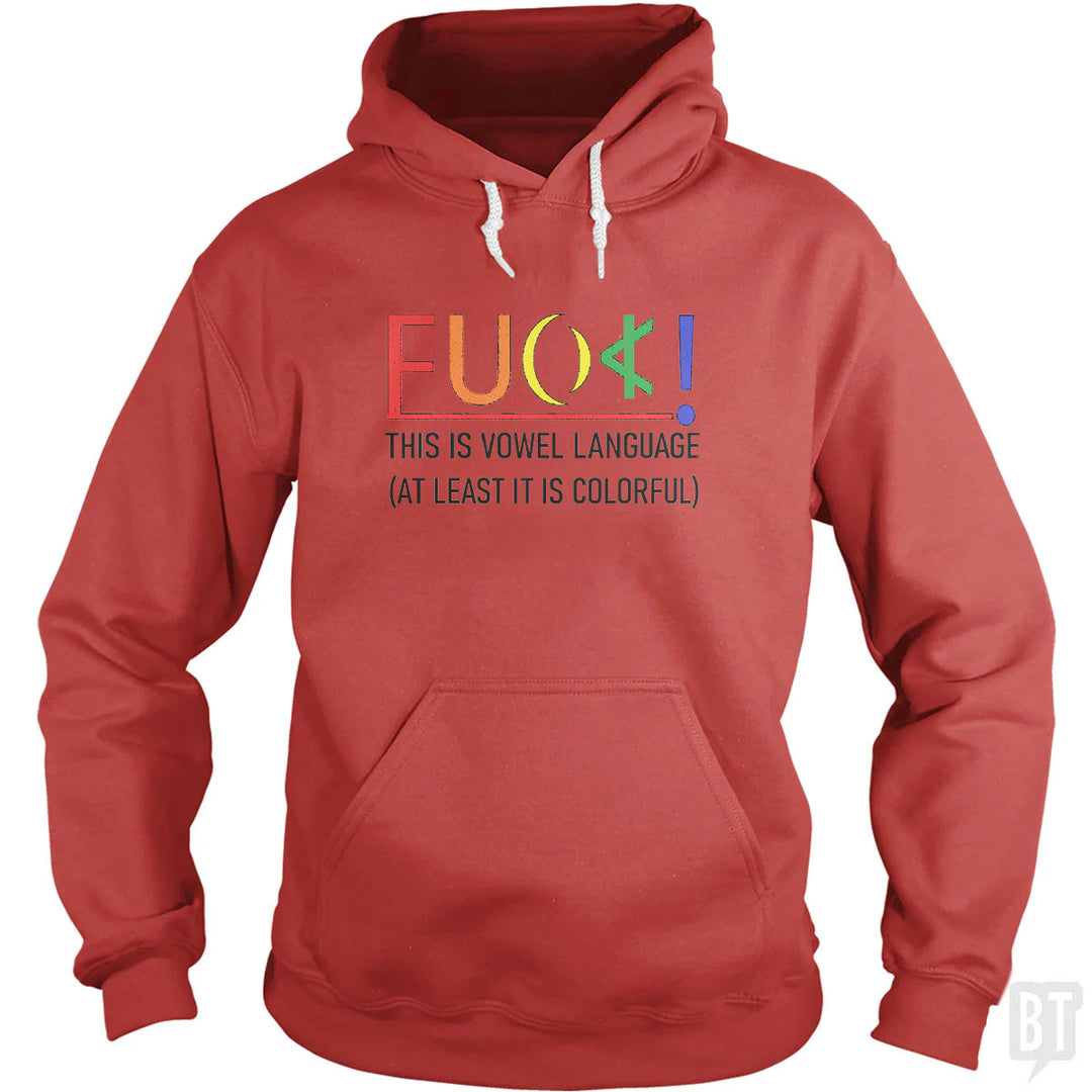 Colorful Language Hoodie