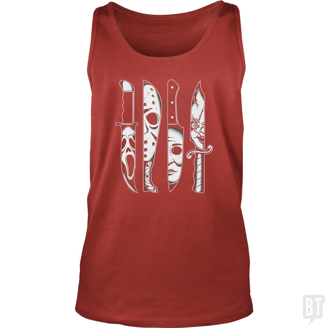 Horror Movie Knives Tank Top
