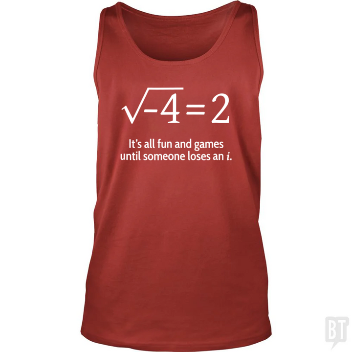 Funny Math Tank Top