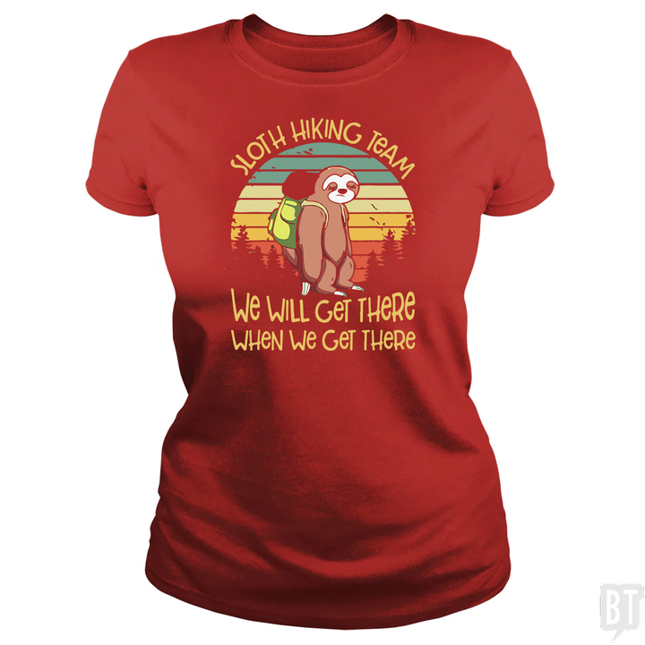 Funny Sloth Hiking Team #2