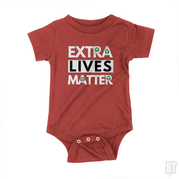 Extra Lives Matter Baby One-Piece