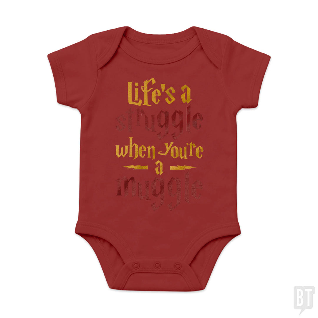 Muggle Struggle Baby One-Piece