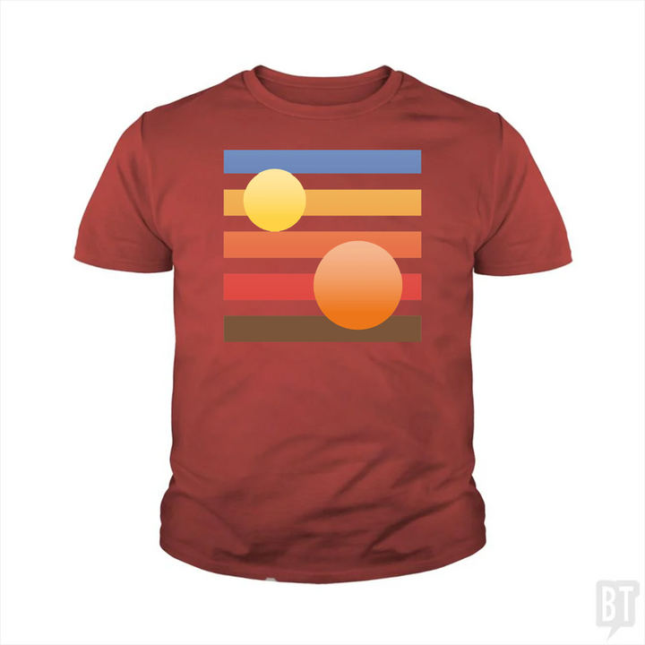 Artistic Tatooine Kids Shirt
