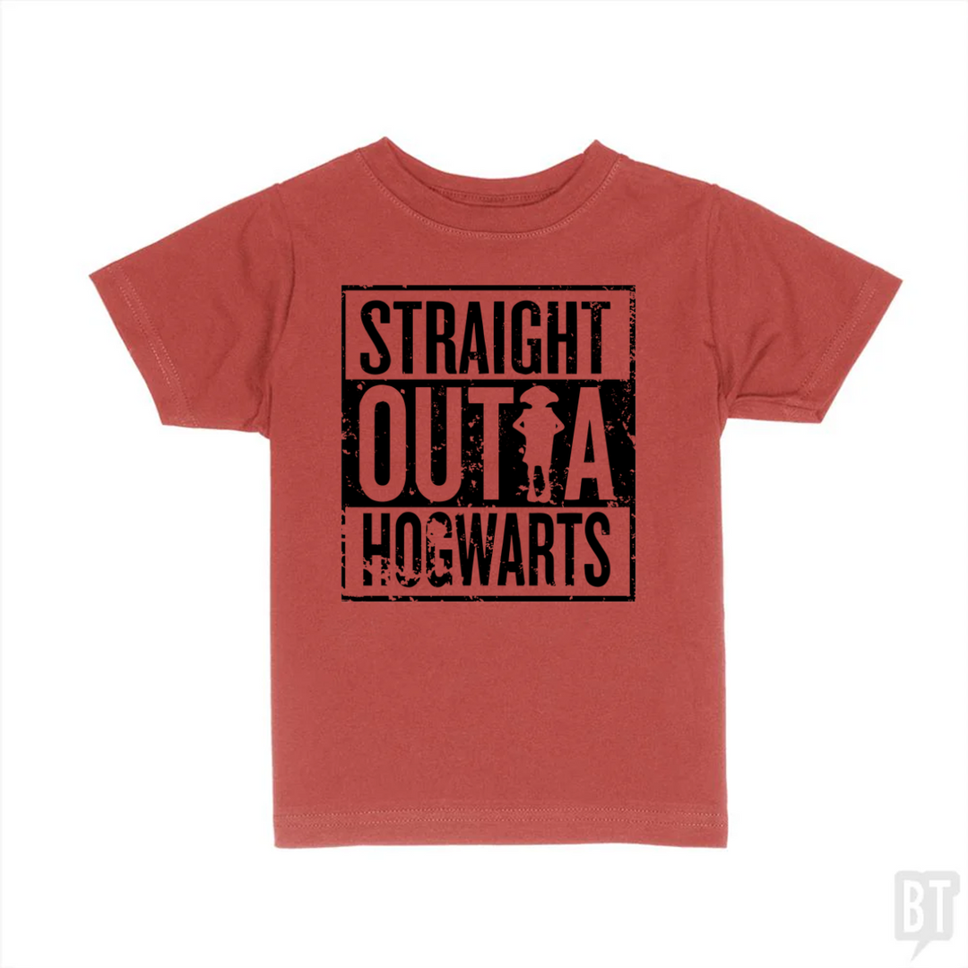 Straight Outta Hogwarts Kids Shirt