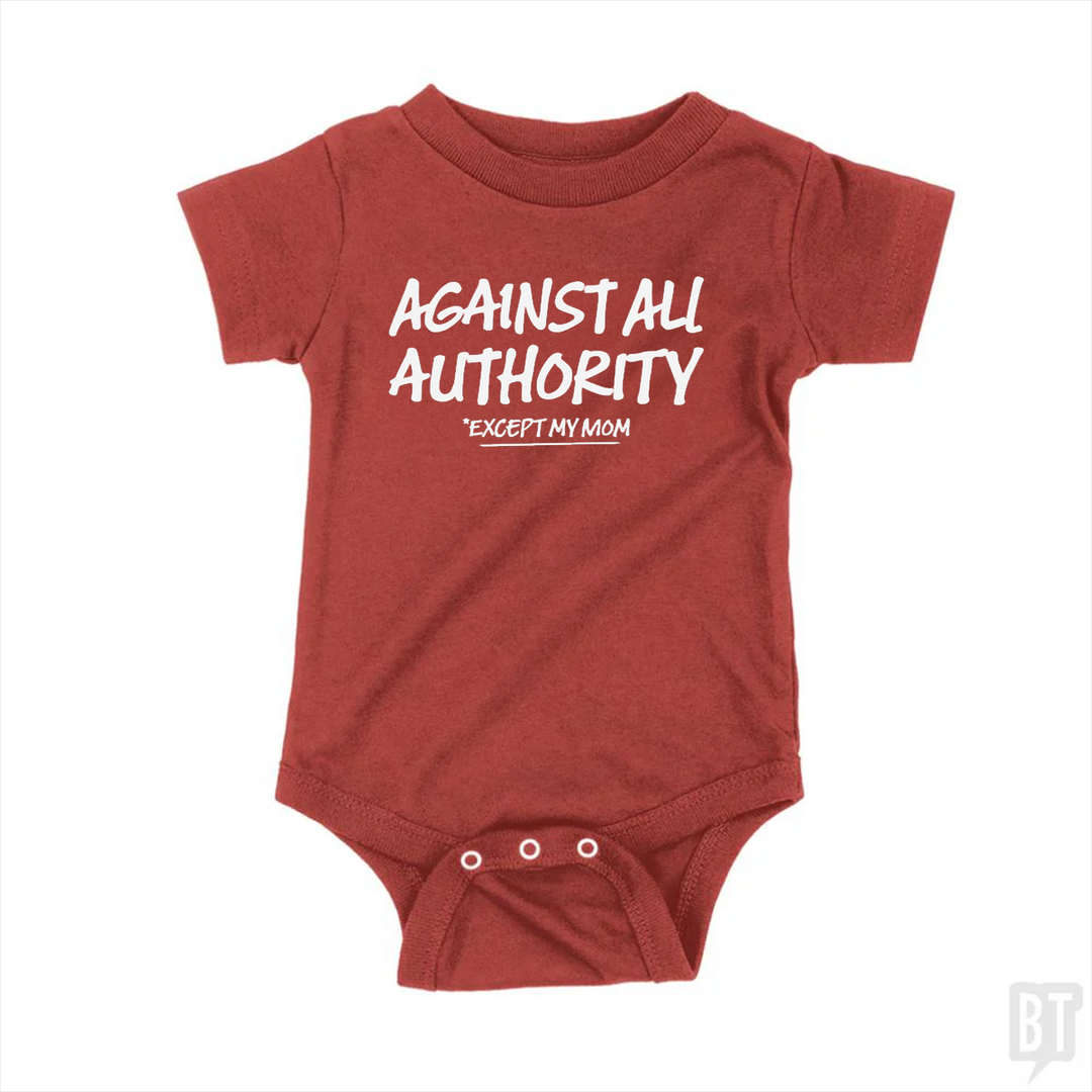 Against All Authority Baby One-Piece