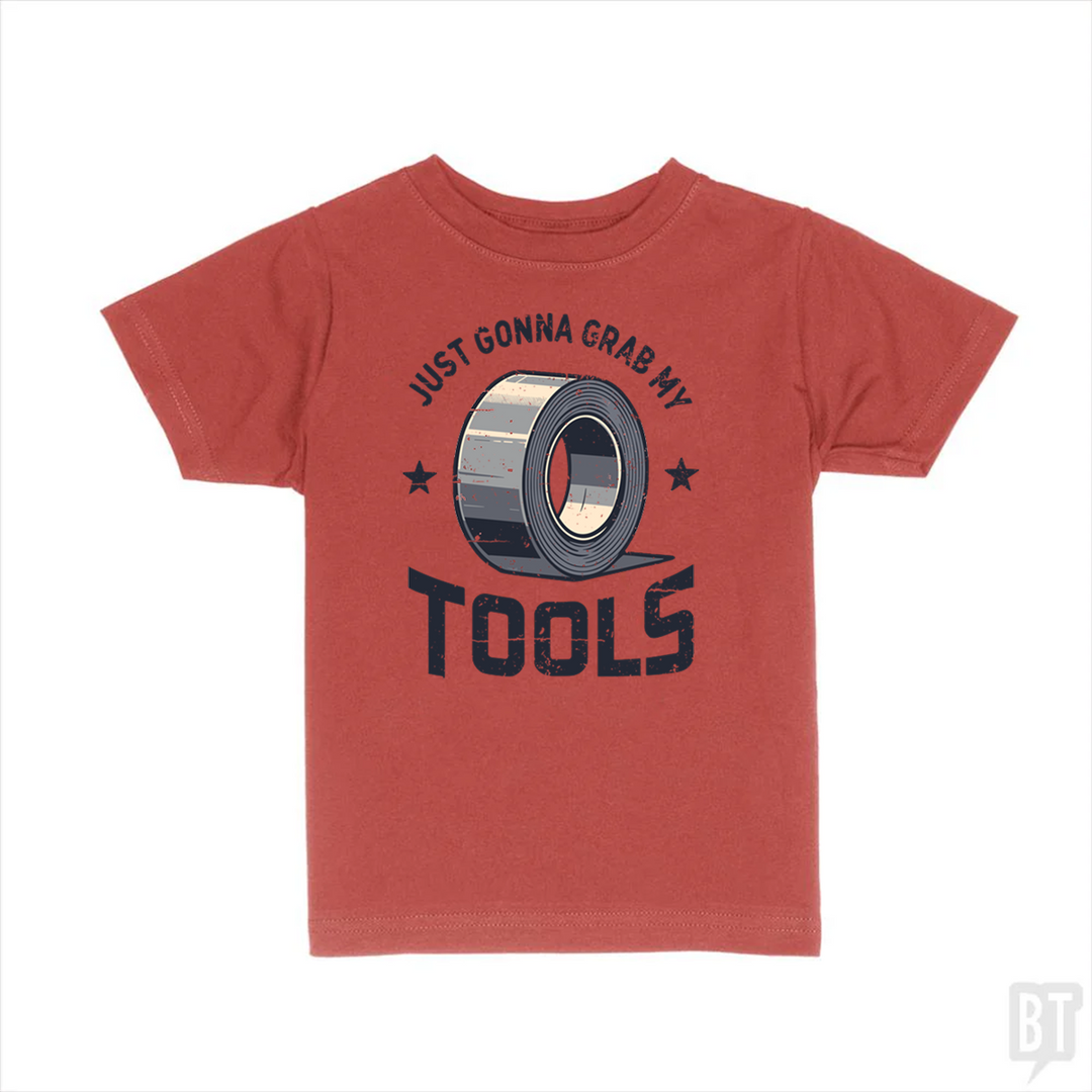 Just Gonna Grab My Tools Kids Shirt