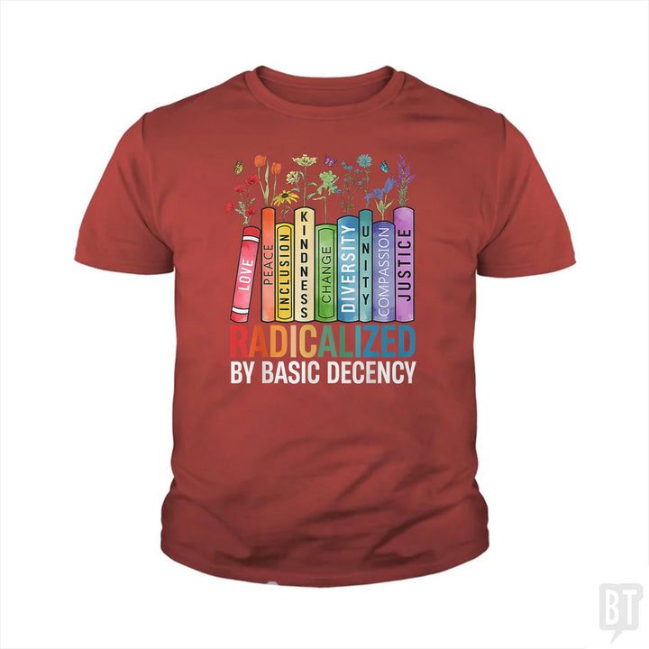 Book Flower Kids Shirt