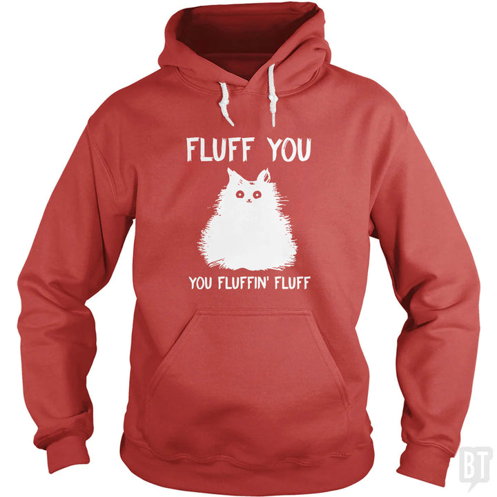 Fluff You You Fluff Funny Cat Hoodie