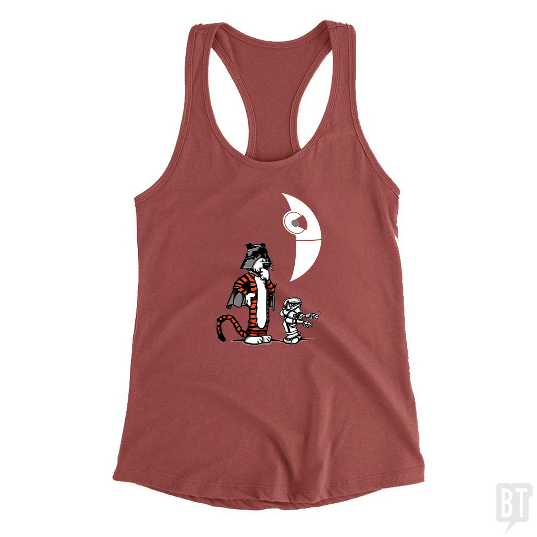 Darth Hobbes and Calvin Trooper Tank Tops