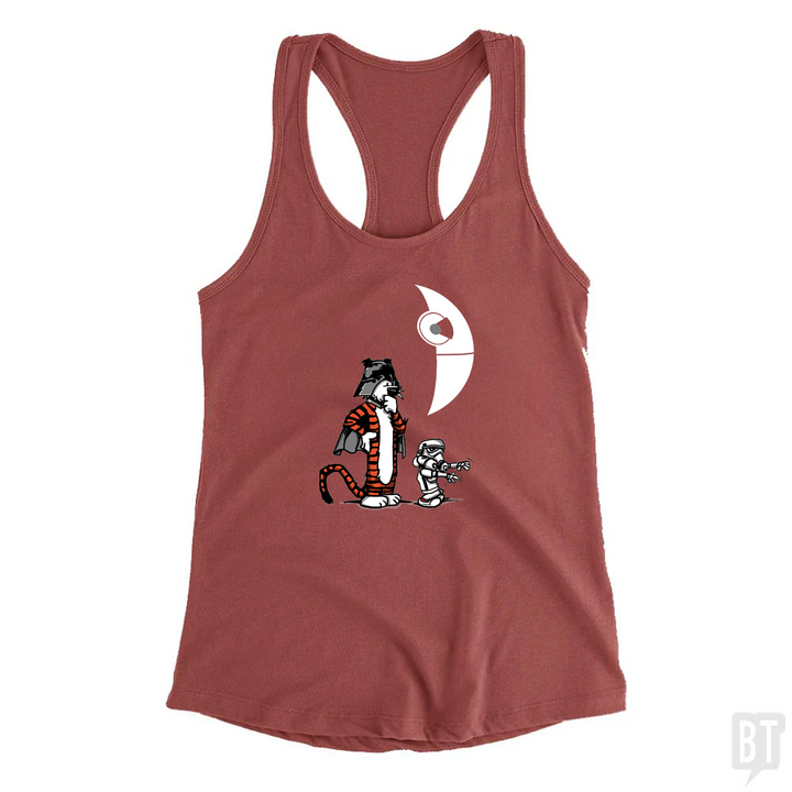 Darth Hobbes and Calvin Trooper Tank Tops