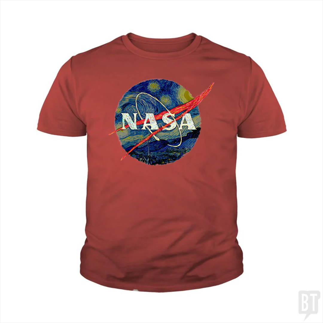NASA Starry Night Kids Shirt