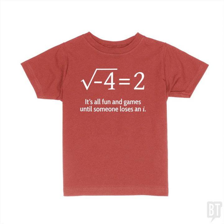 Funny Math Kids Shirt
