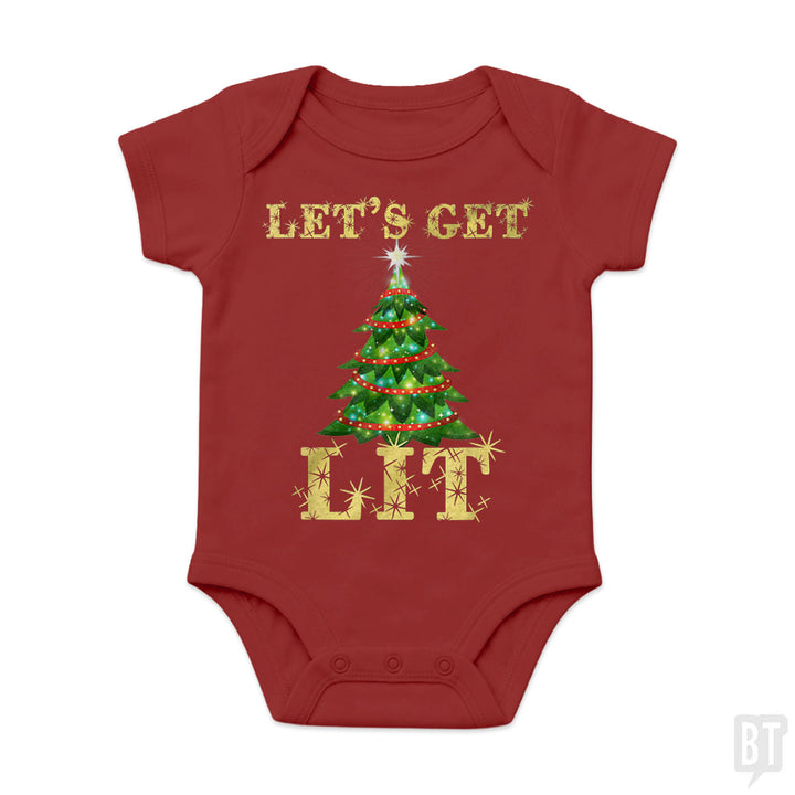 Let's Get Lit Baby One-Piece