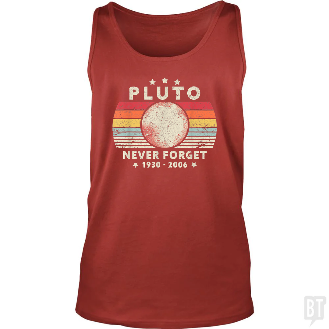 Never Forget Pluto Tank Top
