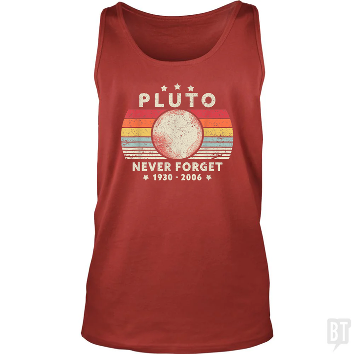 Never Forget Pluto Tank Top