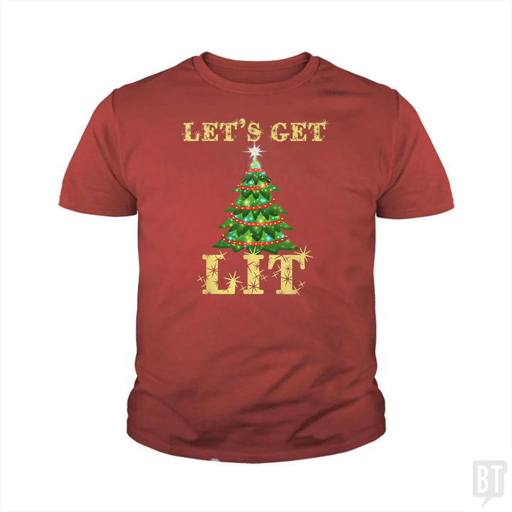 Let's Get Lit Kids Shirt