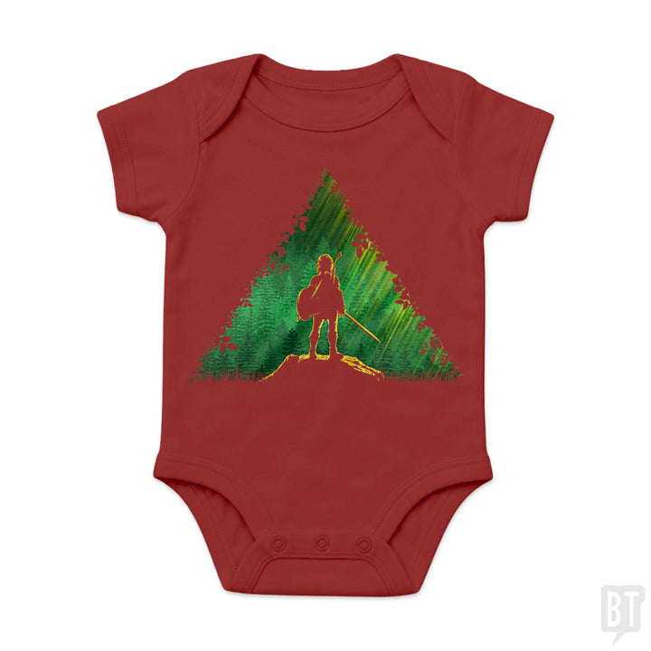 Link In A Forest Baby One-Piece