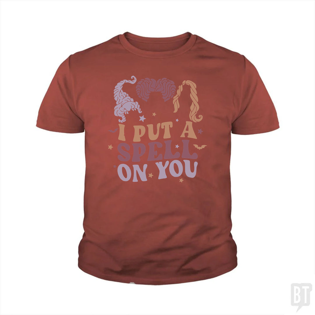 I Put A Spell On You Kids Shirt