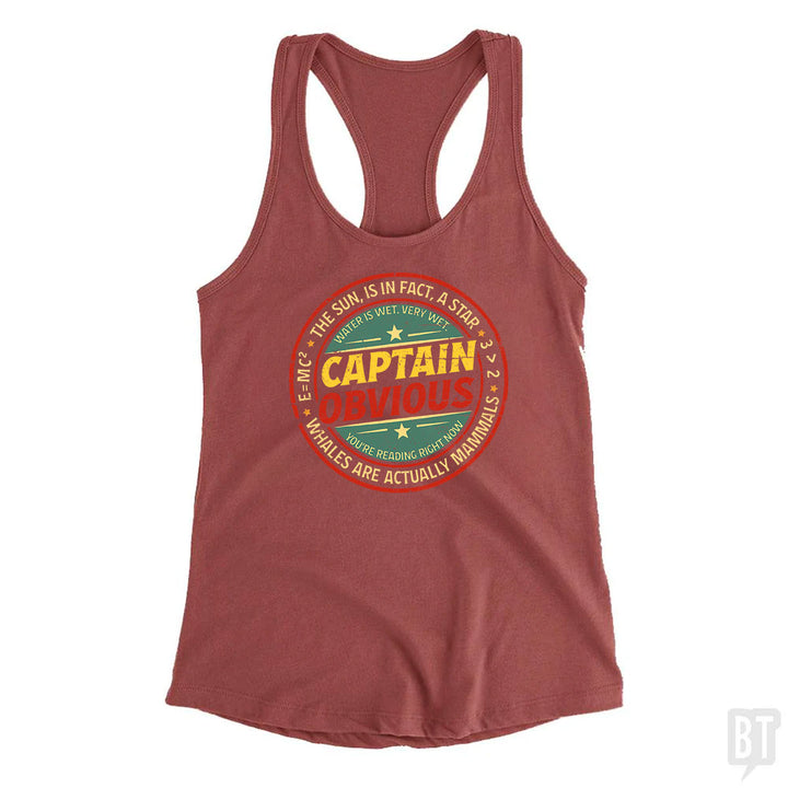 Captain Obvious Tank Top