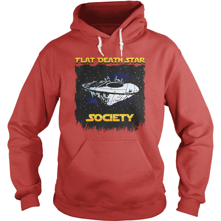 Flat Death Star Society Hoodie