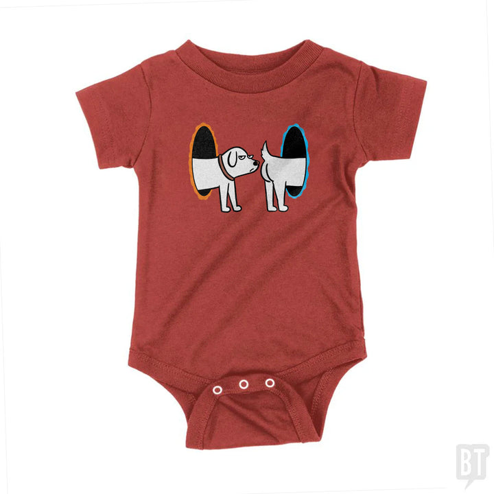 Dog Portal Baby One-Piece