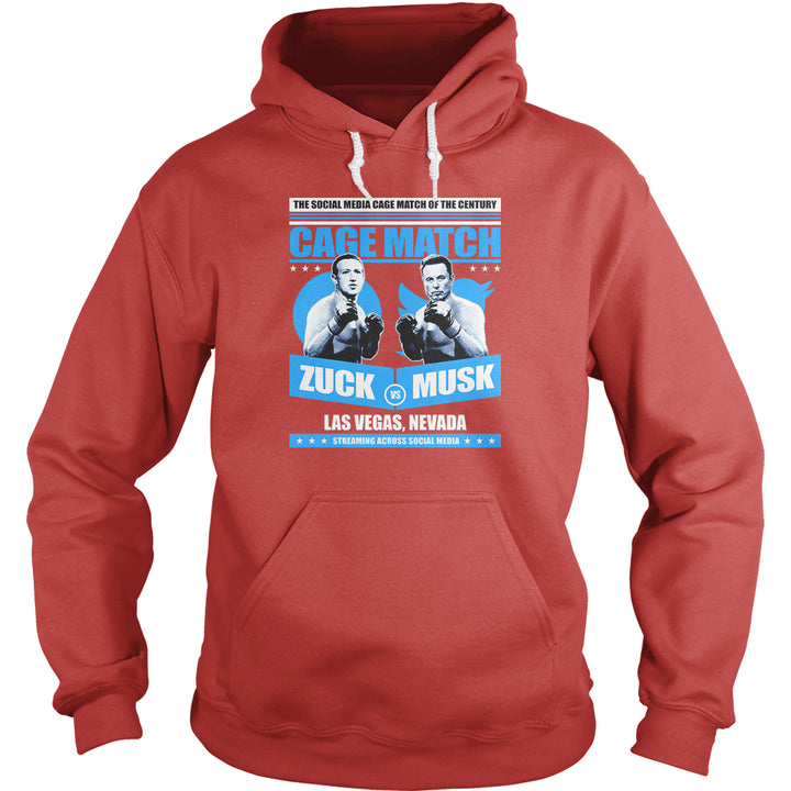 Zuck vs Musk Vintage Hoodie