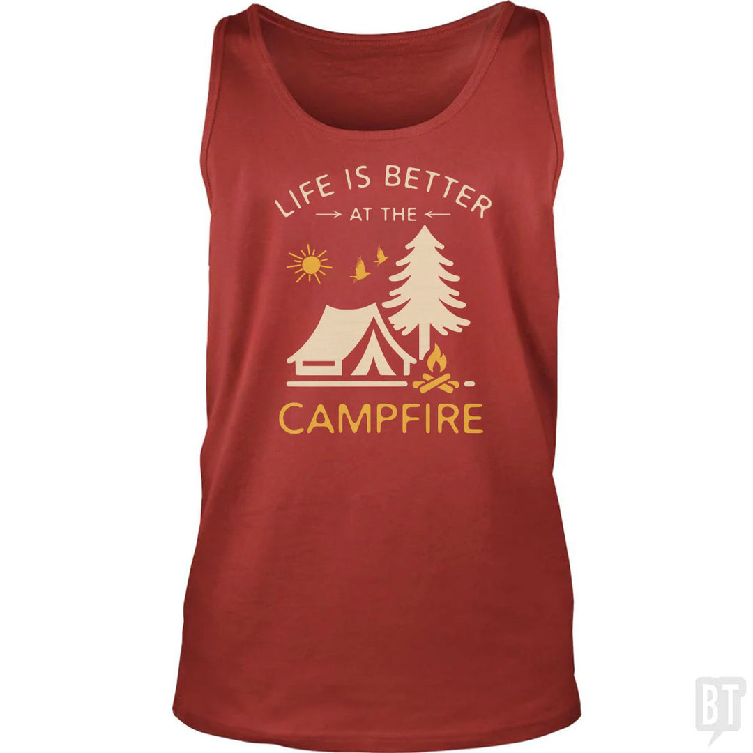 Life Is Better At The Campfire Tank Top