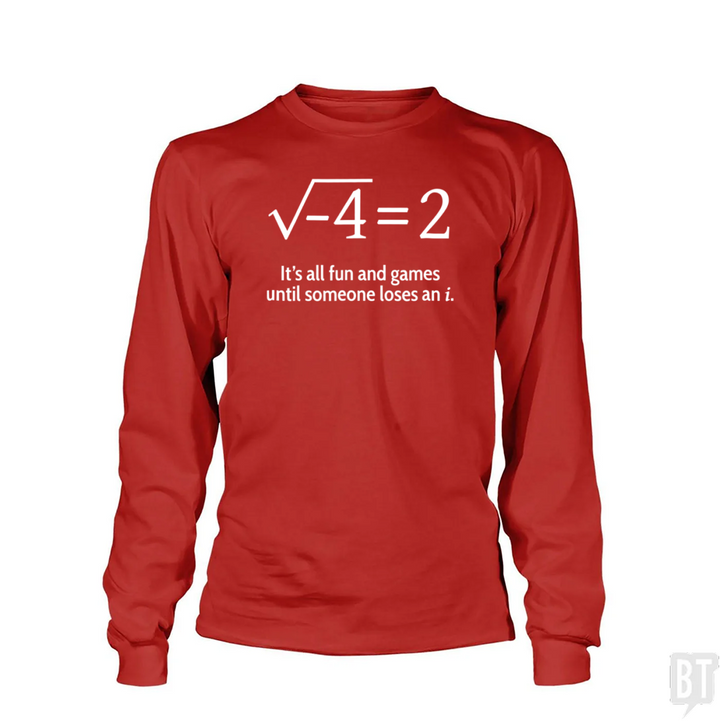 Funny Math Long Sleeve