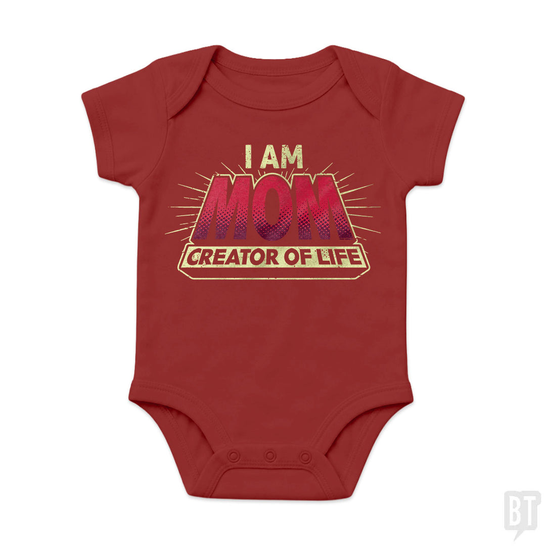 Mom-Creator of Life Baby One-Piece
