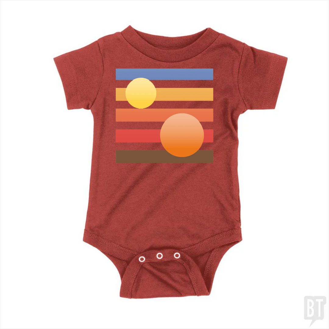 Artistic Tatooine Baby One-Piece