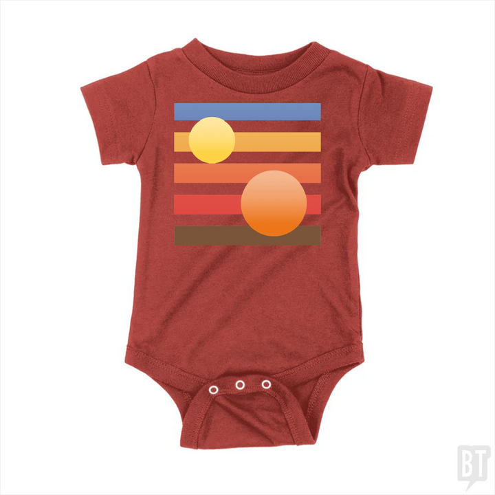 Artistic Tatooine Baby One-Piece