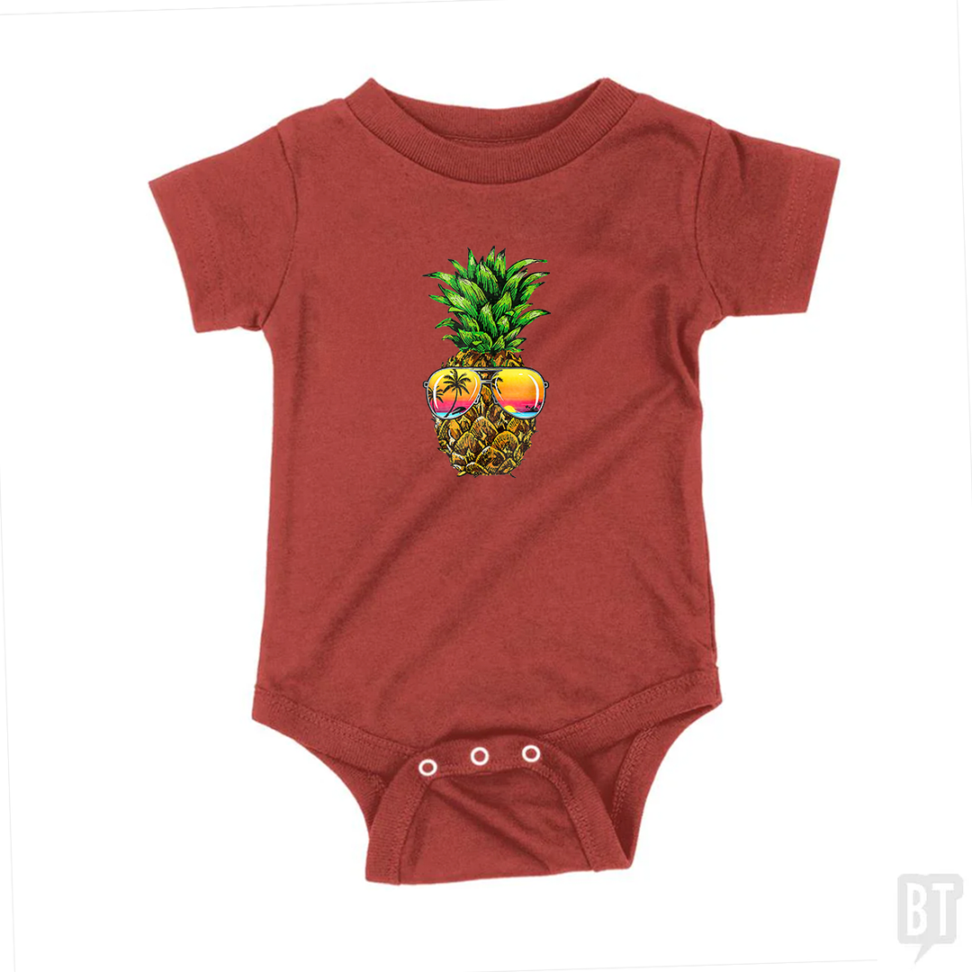 Sunglasses Pineapple Baby One-Piece