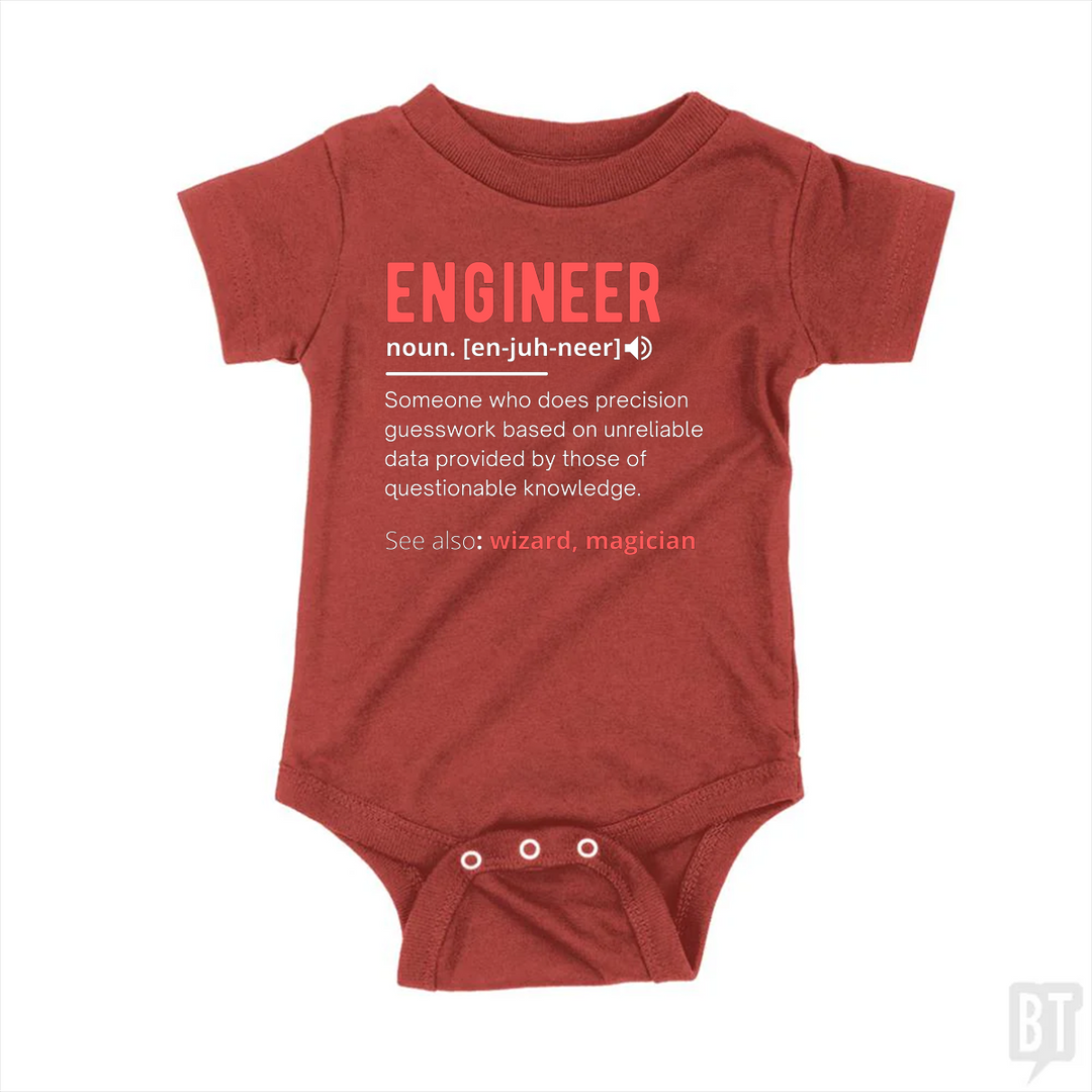 Engineer Definition Baby One-Piece