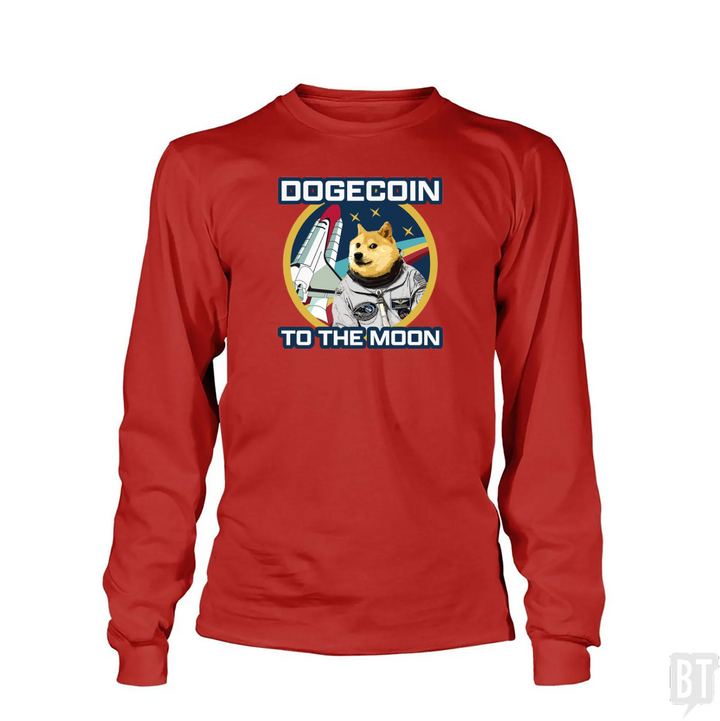 Dogecoin to the Moon Long Sleeve