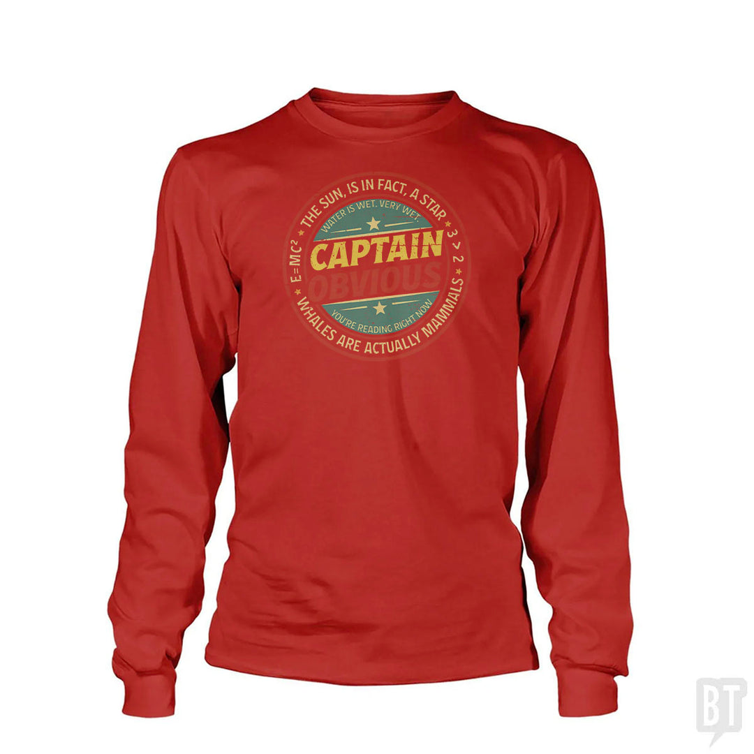 Captain Obvious Long Sleeve
