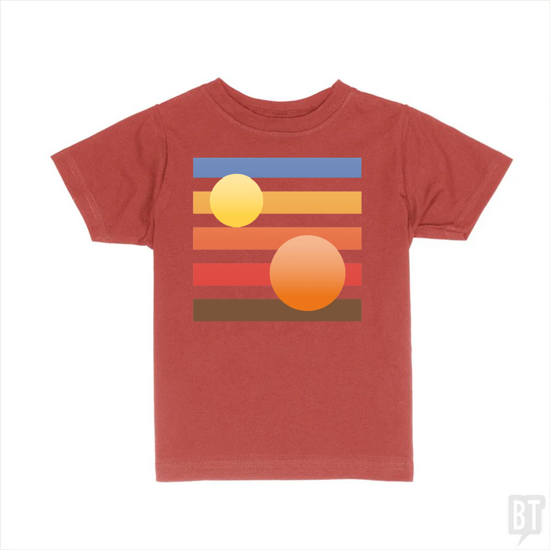 Artistic Tatooine Kids Shirt