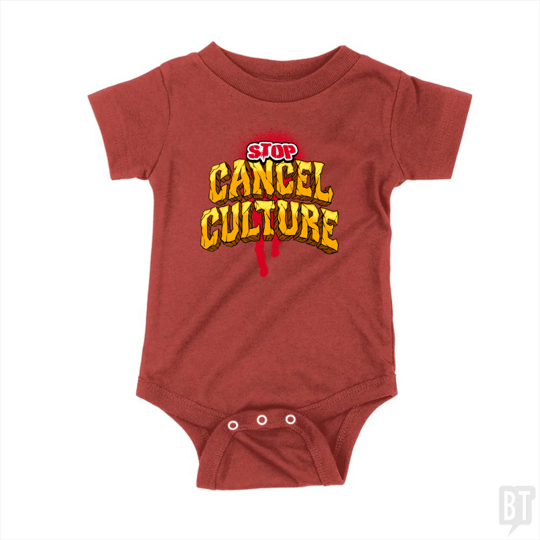 Stop Cancel Culture Baby One-Piece