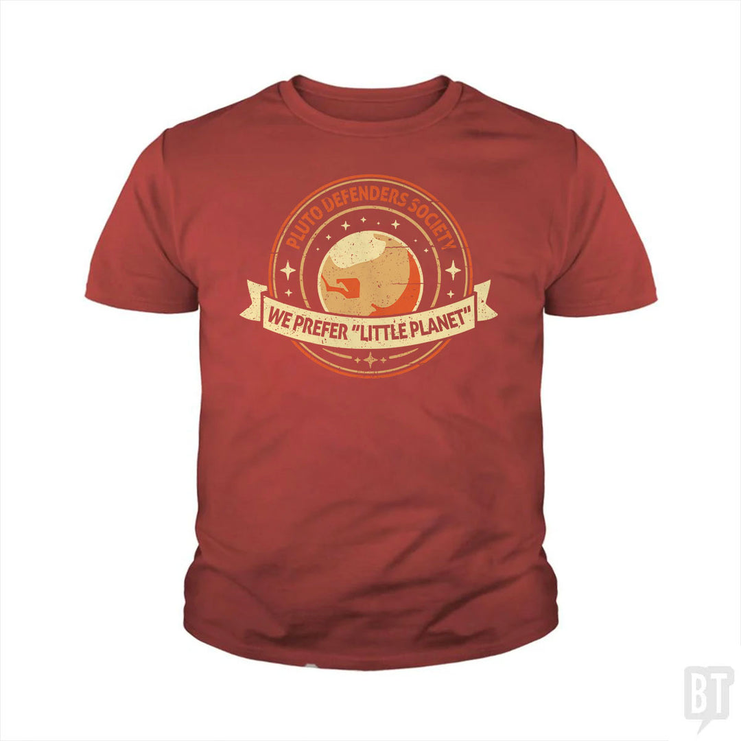 Pluto Defenders Society Kids Shirt