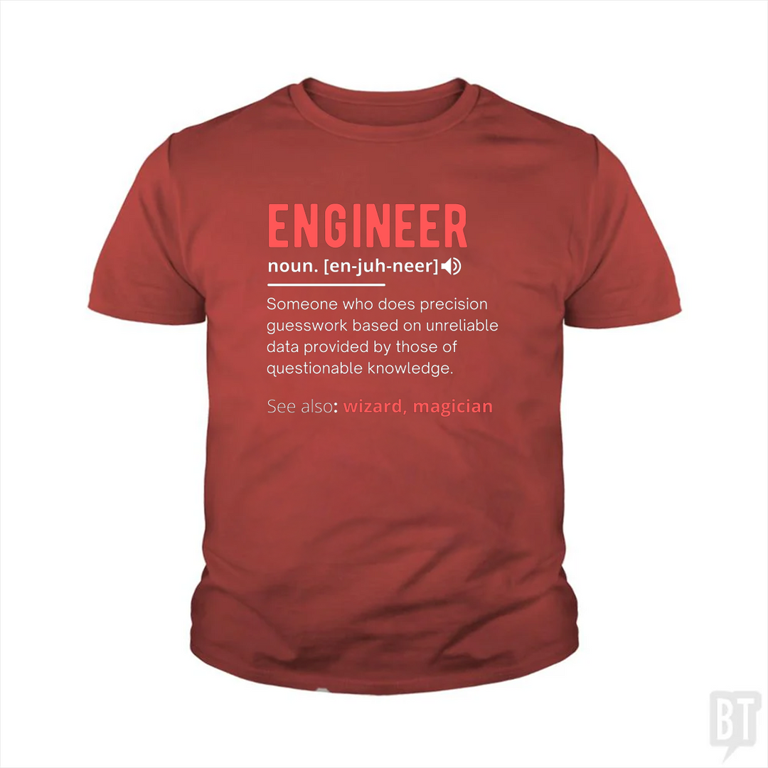 Engineer Definition Kids Shirt