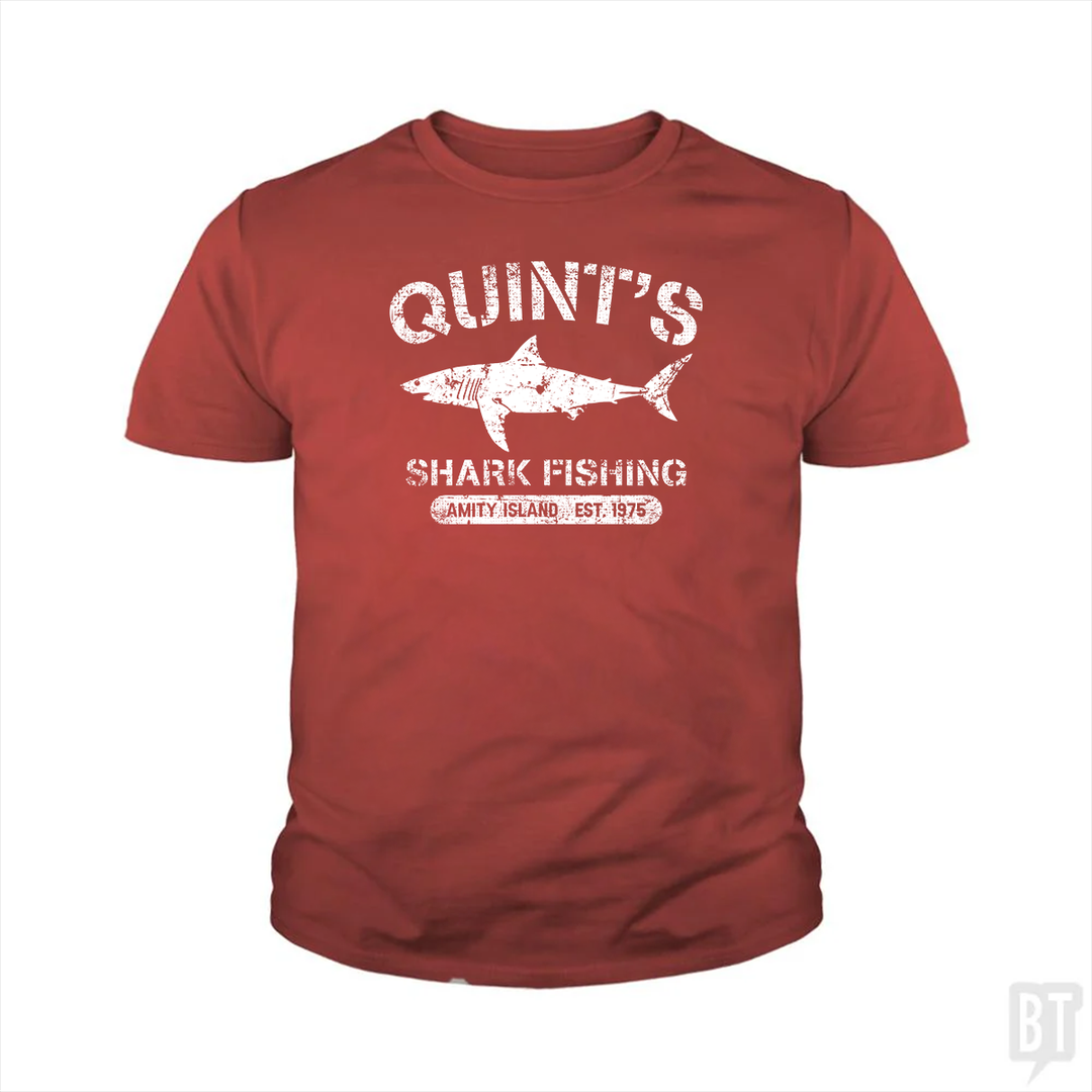 Quint's Shark Fishing Kids Shirt