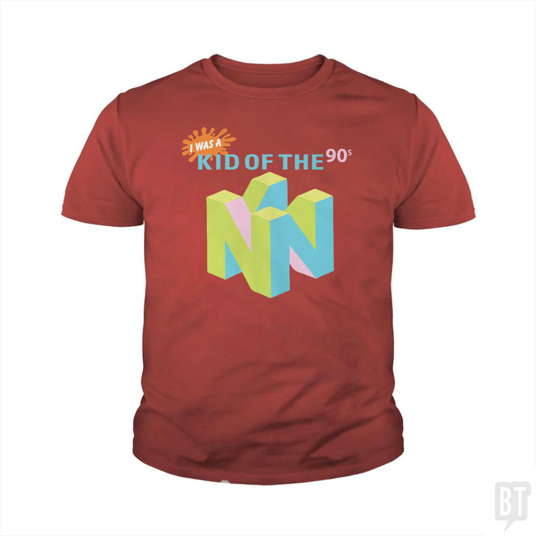 I Was A Kid Of The 90s Kids Shirt