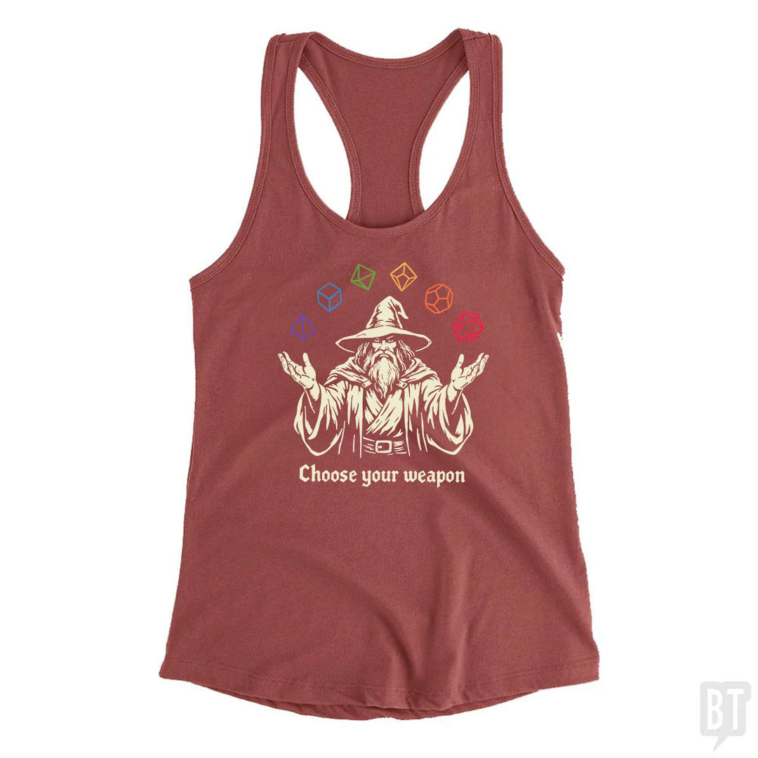 Wizard Weapon Tank Top
